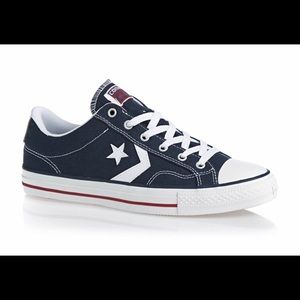 Converse Star Player Ox Navy White/ Red Stripe
